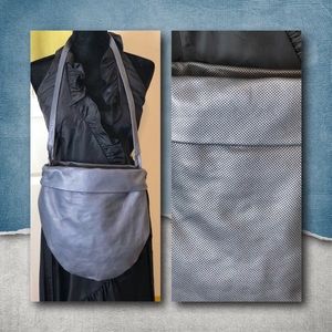 Bottega Veneta VTG Coated Canvas Zip Top Hobo Bag